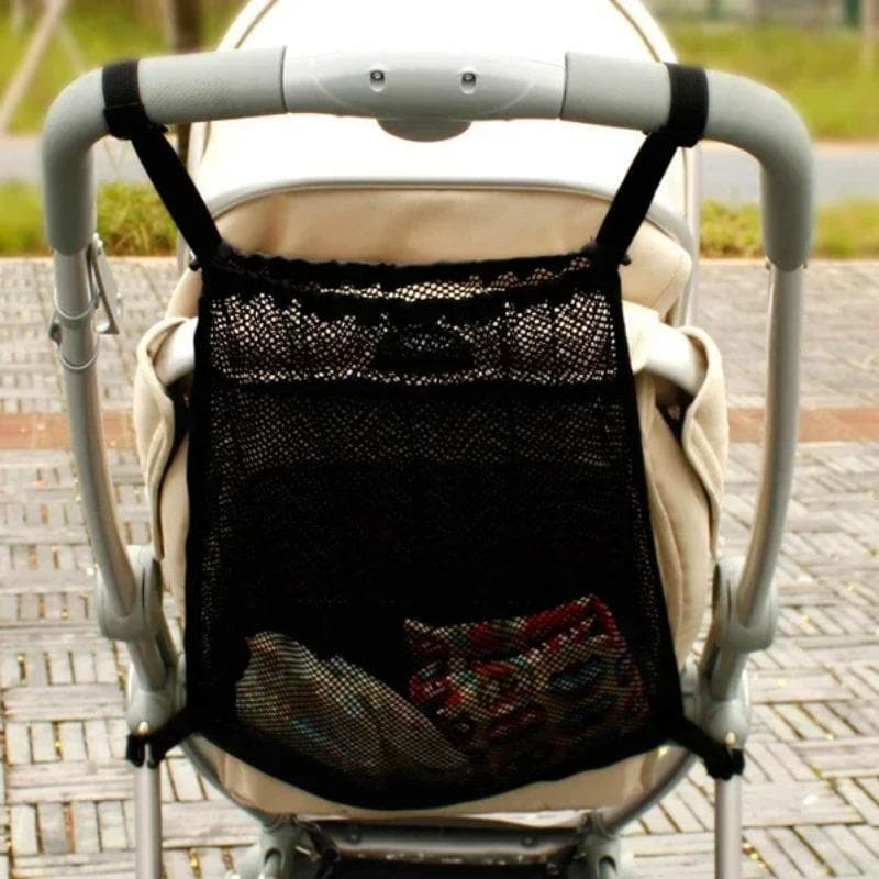 Bag Hanging Mesh Bag Portable Large Capacity Car Pocket Baby Products Organizer Accessories black