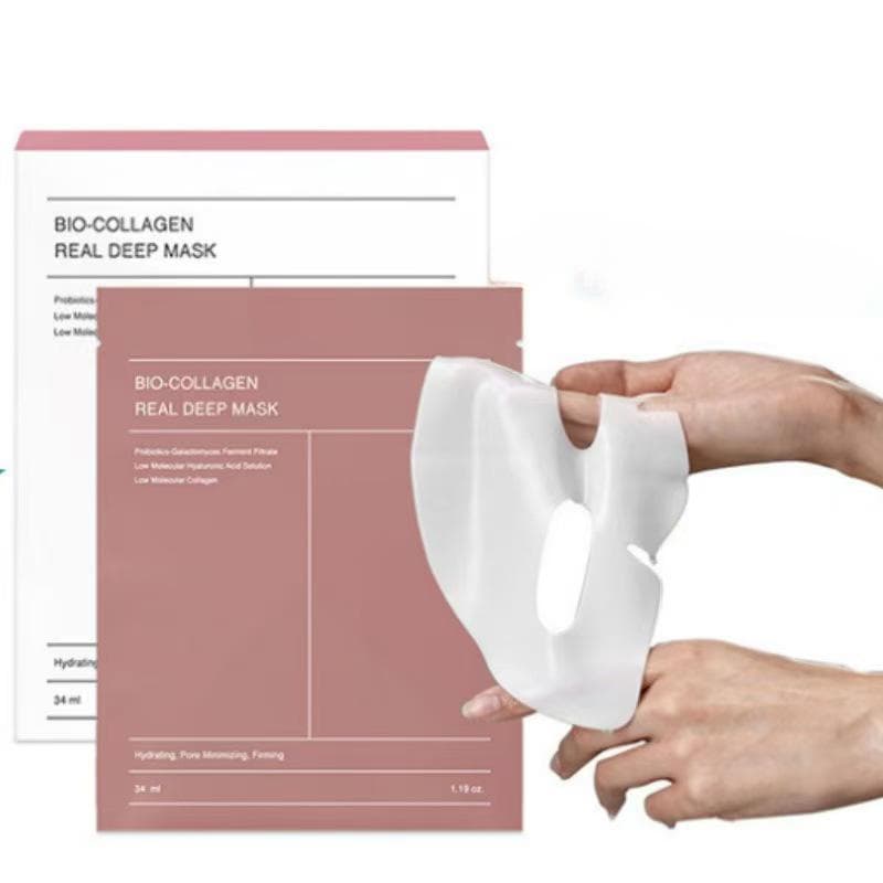 4Pcs/box Bio-Collagen Face Mask Hydrating Refreshing Moisturizing Facial Mask Face Anti Aging Skin Care 4pcs/box