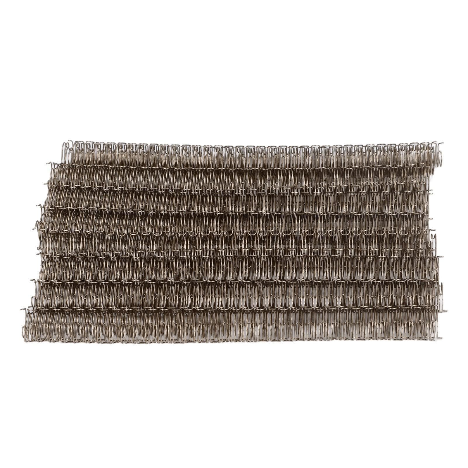 100Pcs Double Loop Wire Binding Spine 100 Sheet Capacity 3:1 Pitch 34 Loop 12.7mm Diameter Set Kit