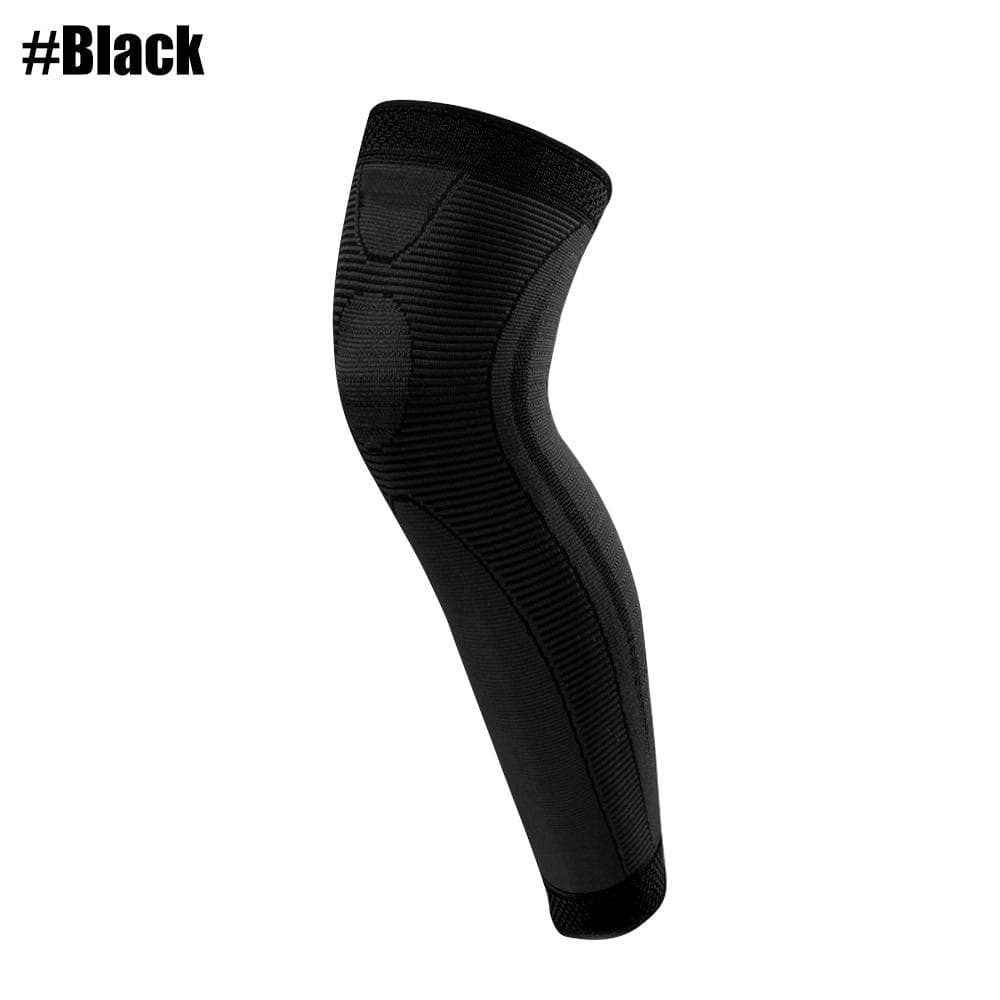 1Pcs Compression Leg Sleeves, Leg Knee Long Sleeves Knee Support for Football Baseball Basketball Running Cycling Weightlifting L