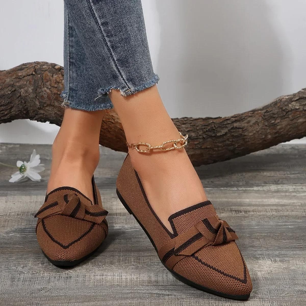 Women's Shoes Leopard Print Flats Pointed Toe Flat Casual Loafers Retro Slip on Women Shoe Walking Sport Shoes Zapatillas Mujer 37