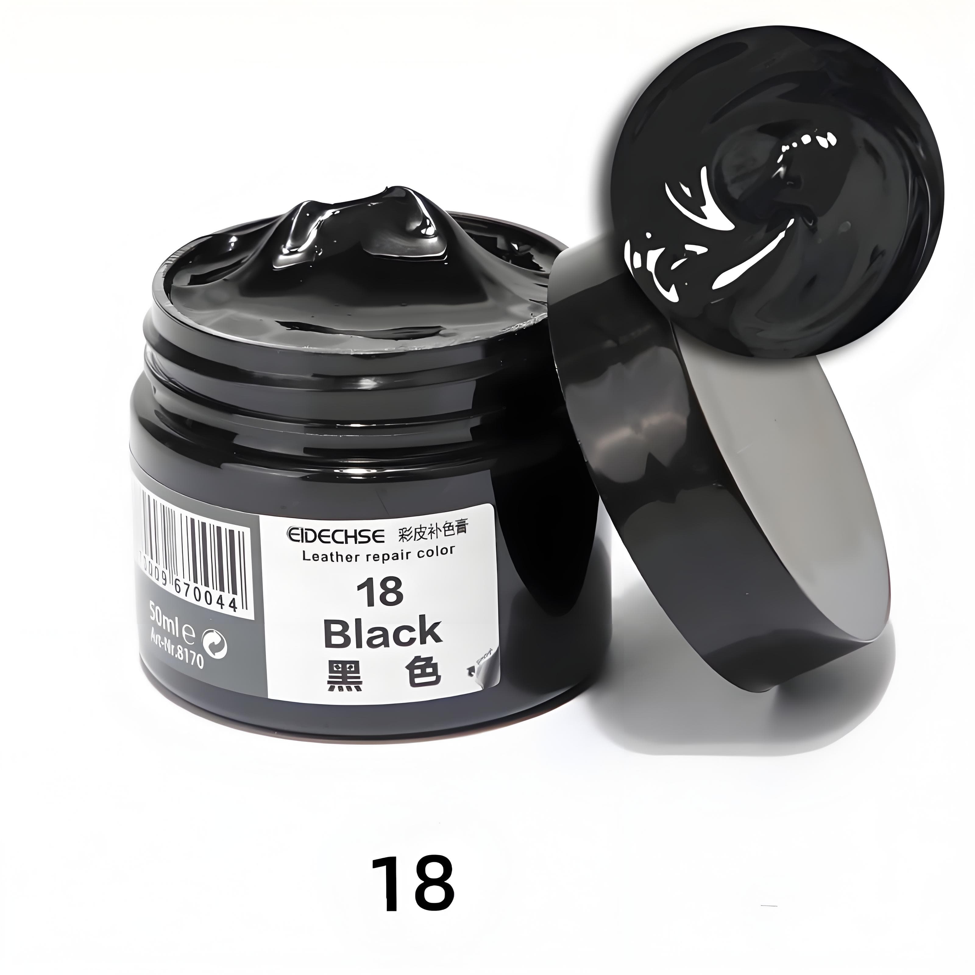 50ml Leather Repair Cream Filler Compound Leather Restoration For Shoe CarSeat Sofa Coats Holes Scratch Crack Restore Repair Color black