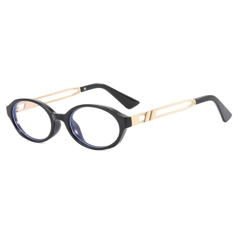 Retro Oval Small Frame Sunglasses Women Men Round Designer Brand Trendy Unisex Shades Eyewear Black only 1pcs sunglasses