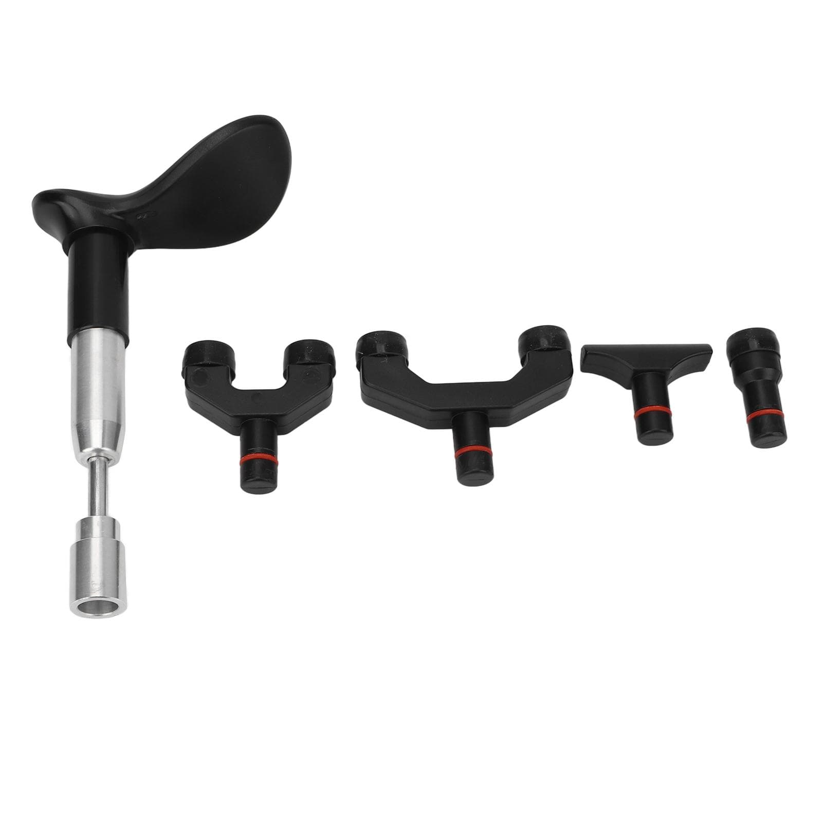 Deep Tissue Massage Tool 4 Heads Stainless Steel Portable Manual Chiropractic Adjustment Kit