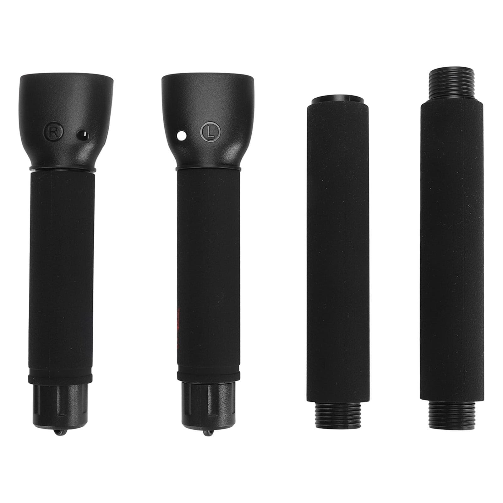 VR Game Handle Black 3 in 1 Stable Signal Comfortable Hand Feeling VR Game Extension Grip for Meta