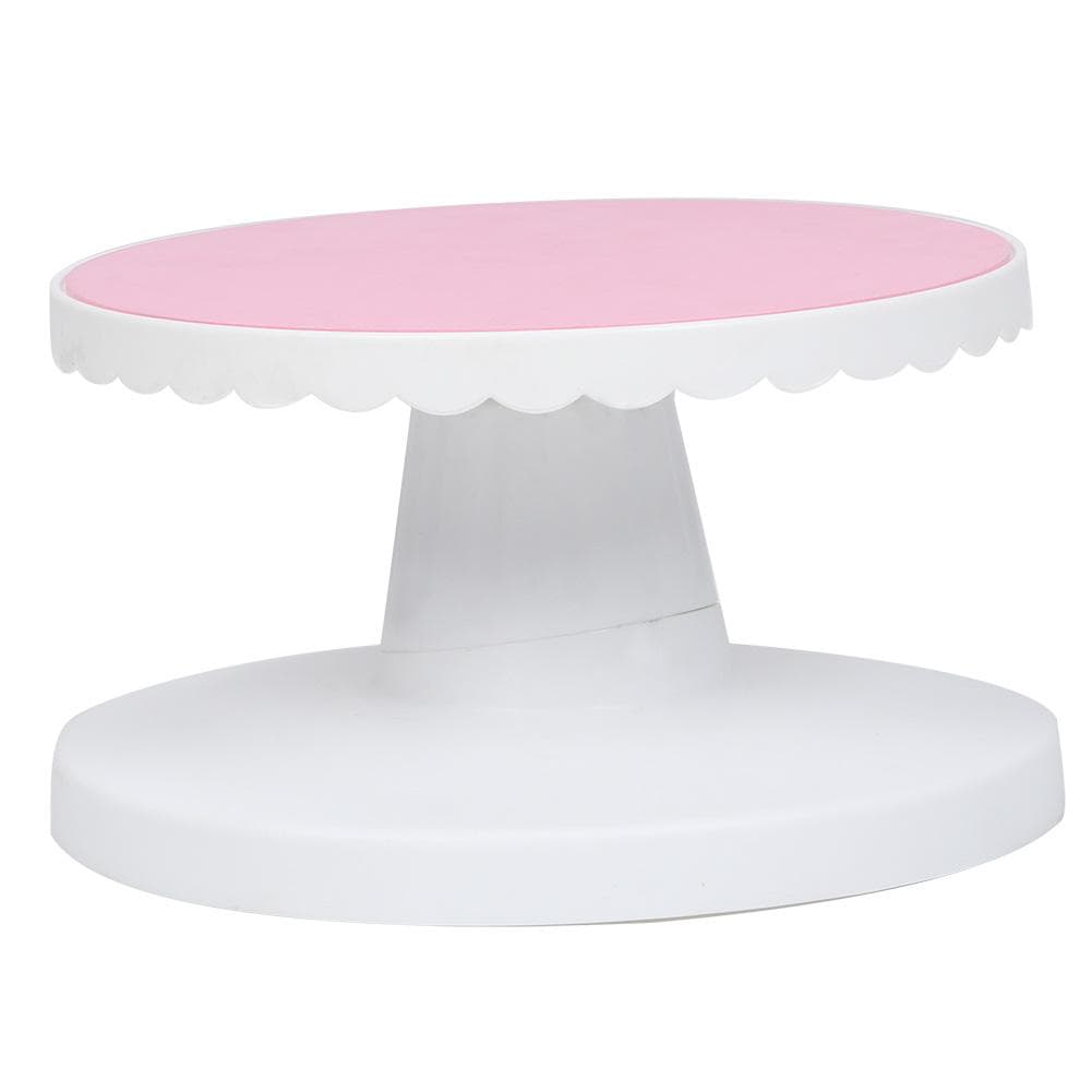 Cake Stand Turntable Rotating Base Anti-Skid Cake Decorating Table DIY Kitchen Baking Tool(Rotating 23cm/9.06in