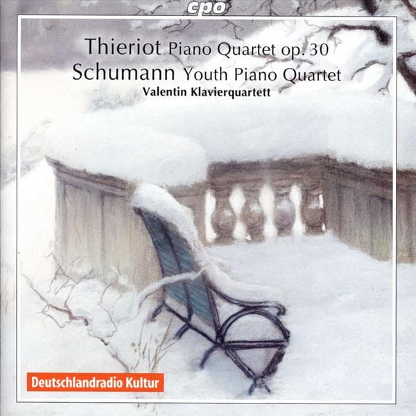 CD VALENTIN PIANO QUARTET, SCHUMANN, T - Schumann/Thieriot: Piano Quartet Op 7778432 cpo 2014 Europe Classical Used