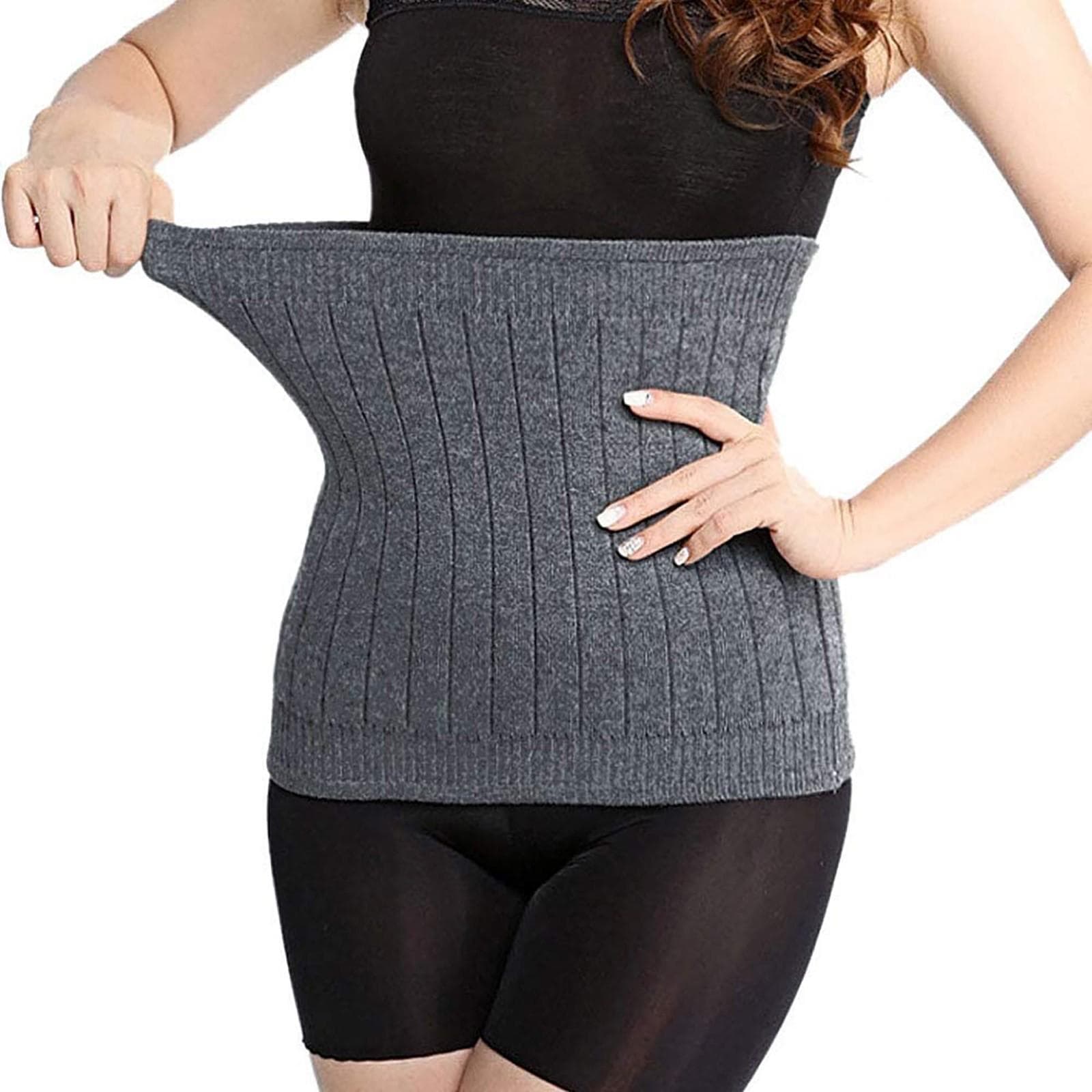 Kidney Warmer Back Warmer Elastic Waist Support XL black