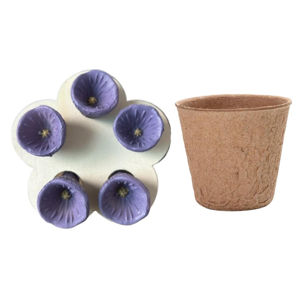 Bees Insect Drinking Cup Bee Drinking Fountain Cup Flower Shape Pollinator Drinking Cup with Nursery Cup & Holder for Beekeeping purple