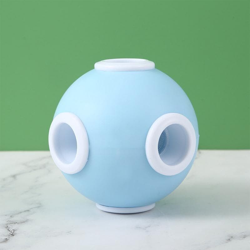 1 Pc Laundry Washing Machine Clothes Hair Cleaning Tool Reusable Washing Elastic Ball Strong Lint Absorption Cleaning Tool blue