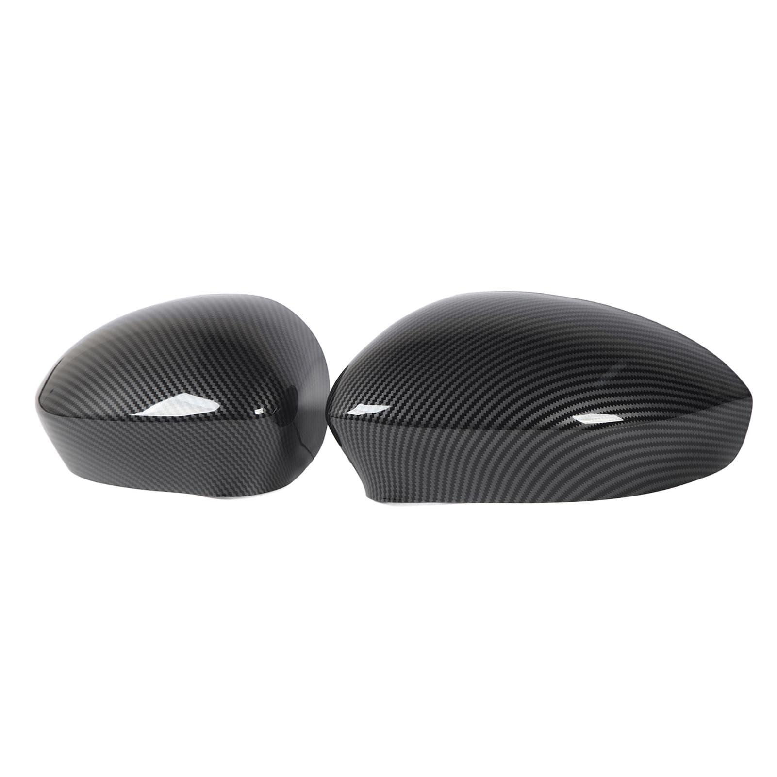 2 Pcs Door Side Rearview Mirror Cover Cap Left Right Wing Mirror Cover Replacement for Fiat 500