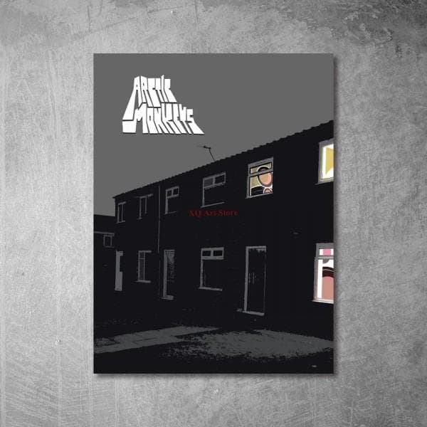 Arctic Monkeys Music Album Poster AM Favourite Worst Nightmare Album Canvas Painting Print Wall HD Picture Art Living Home Decor 21x30cm No Framed