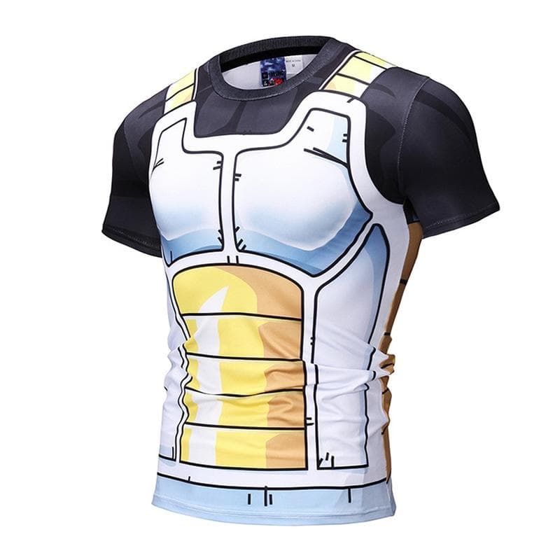 3D Super Anime Super Saiyan VEGETA Printed Men's Fashion Short Sleeve T-Shirt Dragon Z T-shirt (S-5XL) XXXL