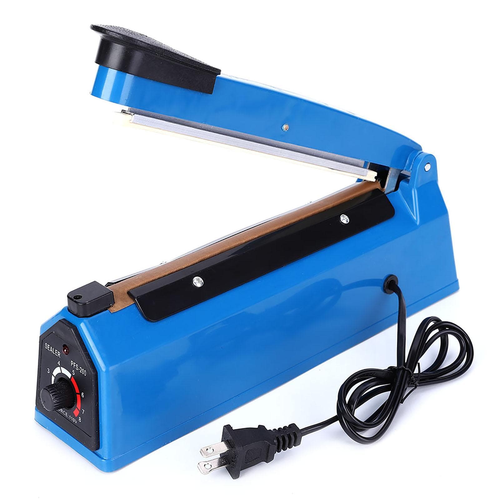 PFS?200 300W Manual Heat Bag Sealer 8in Impulse Sealing Machine Adjustable Timer