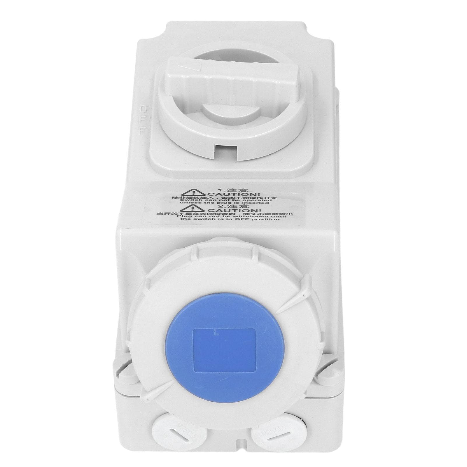Outdoor Waterproof Socket 32A 3 Pin IP67 Waterproof Dustproof 2P+E Industrial Interlock Switch
