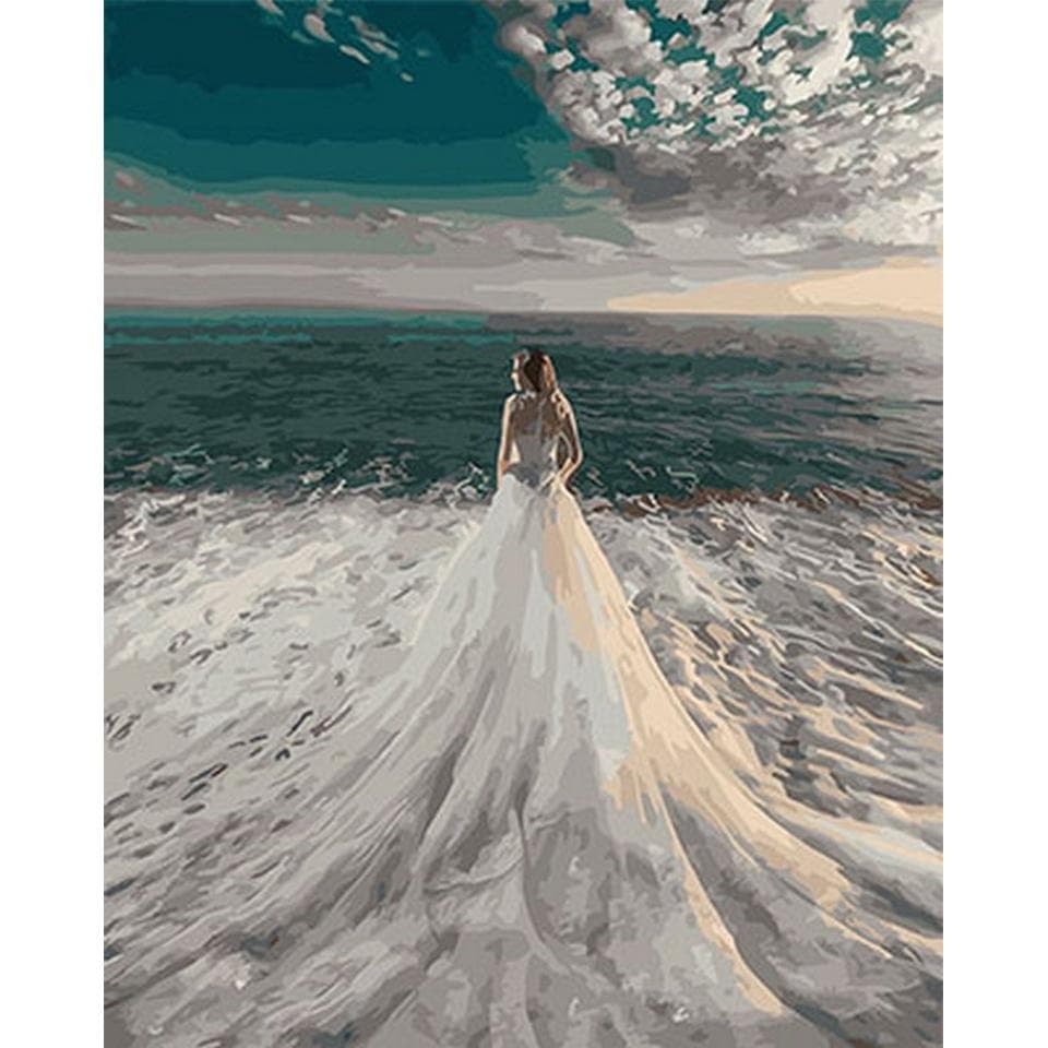 5D DIY Diamond Painting Dream girl Needlework Embroidery Cross Stitch Home Decor 20X30CM