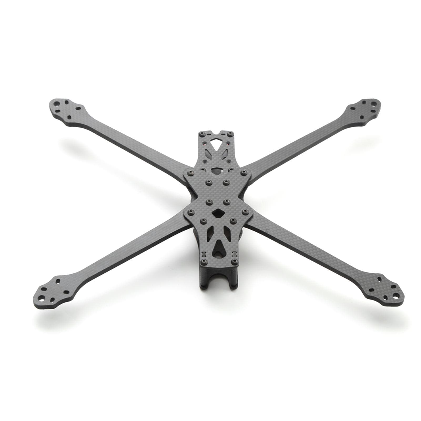 Remote Control 7 Inch 315mm Carbon Fiber Quadcopter Frame Kit 5.5mm Arm Replacement for APEX FPV black
