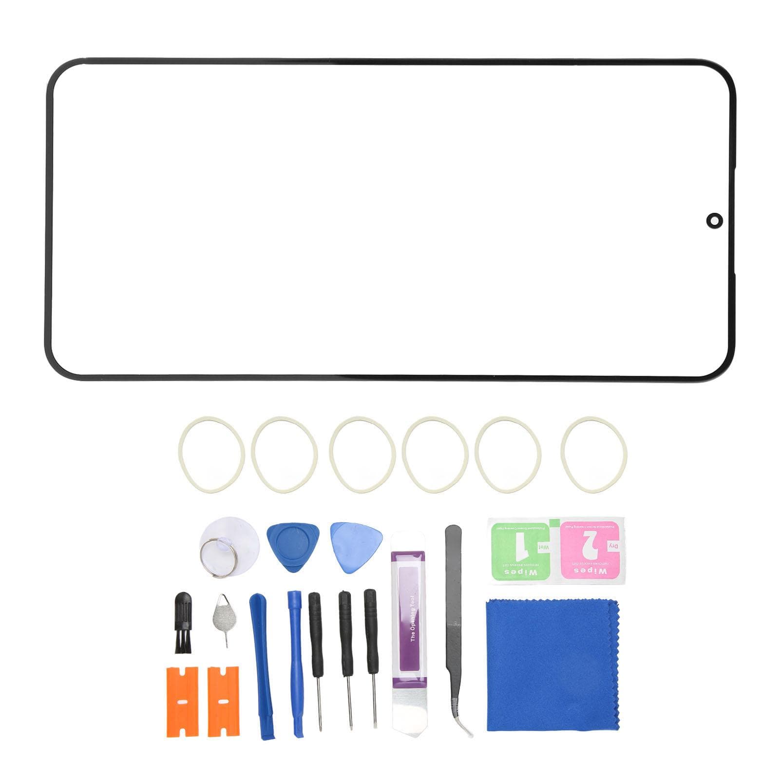 Front Outer Glass Screen Outer Lens Screen Replacement With OCA Repair Tools Kit for Samsung Galaxy