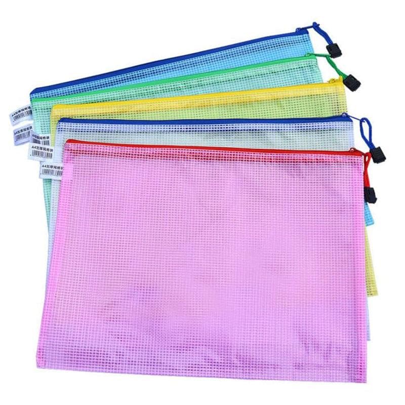 Waterproof Zipper File Folder Document bag Pen Filing Products Pocket Folder file organizer Office School Supplies A6