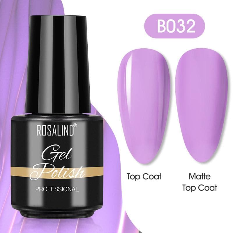 ROSALIND Gel Nail Polish Semi Permanent Winter Color Series Glitter Gel UV Led Lamp Polish Extension For Nails Manicure Set