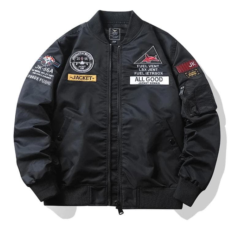 Men 'S Jacket Autumn Air Force Bomber Jacket Men 'S Embroidery Baseball Uniform Casual Jacket M