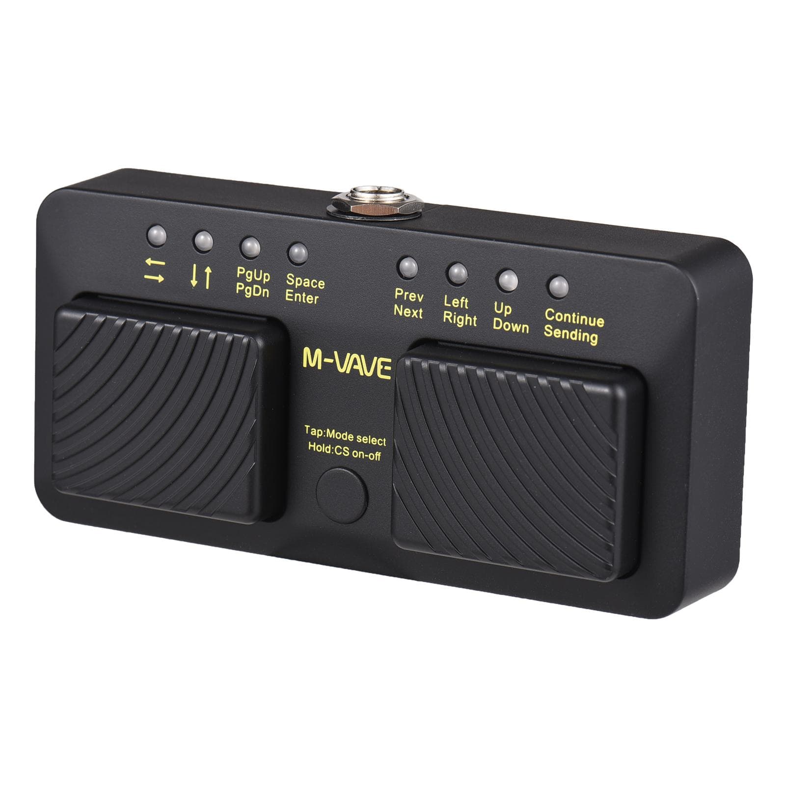M-VAVE CUBE TURNER PRO Rechargeable Wireless Intelligent MIDI Control Pedal Page Turner Pedal Music black