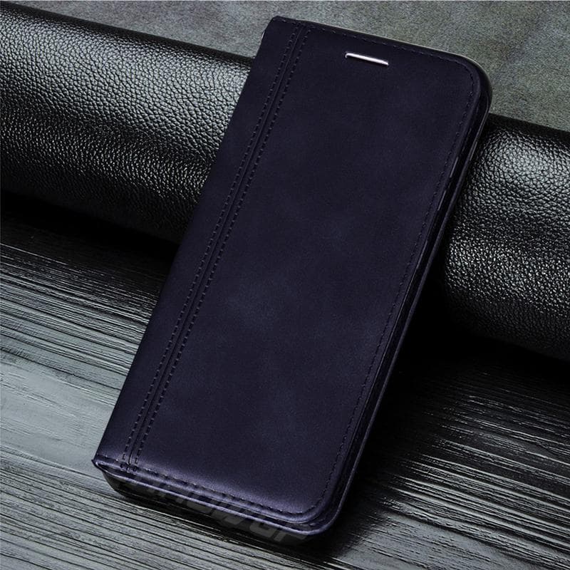 Magnetic Flip Leather Case For Huawei P30 P40 P Smart Y5P Y6P Y7P Y5 Y6 Y7 Y9 Prime Honor 9A 9S 9C 9X 8X 8A 8C 8S 10i 10 Lite Wallet Card Stand Cover Huawei P Smart 2018 black