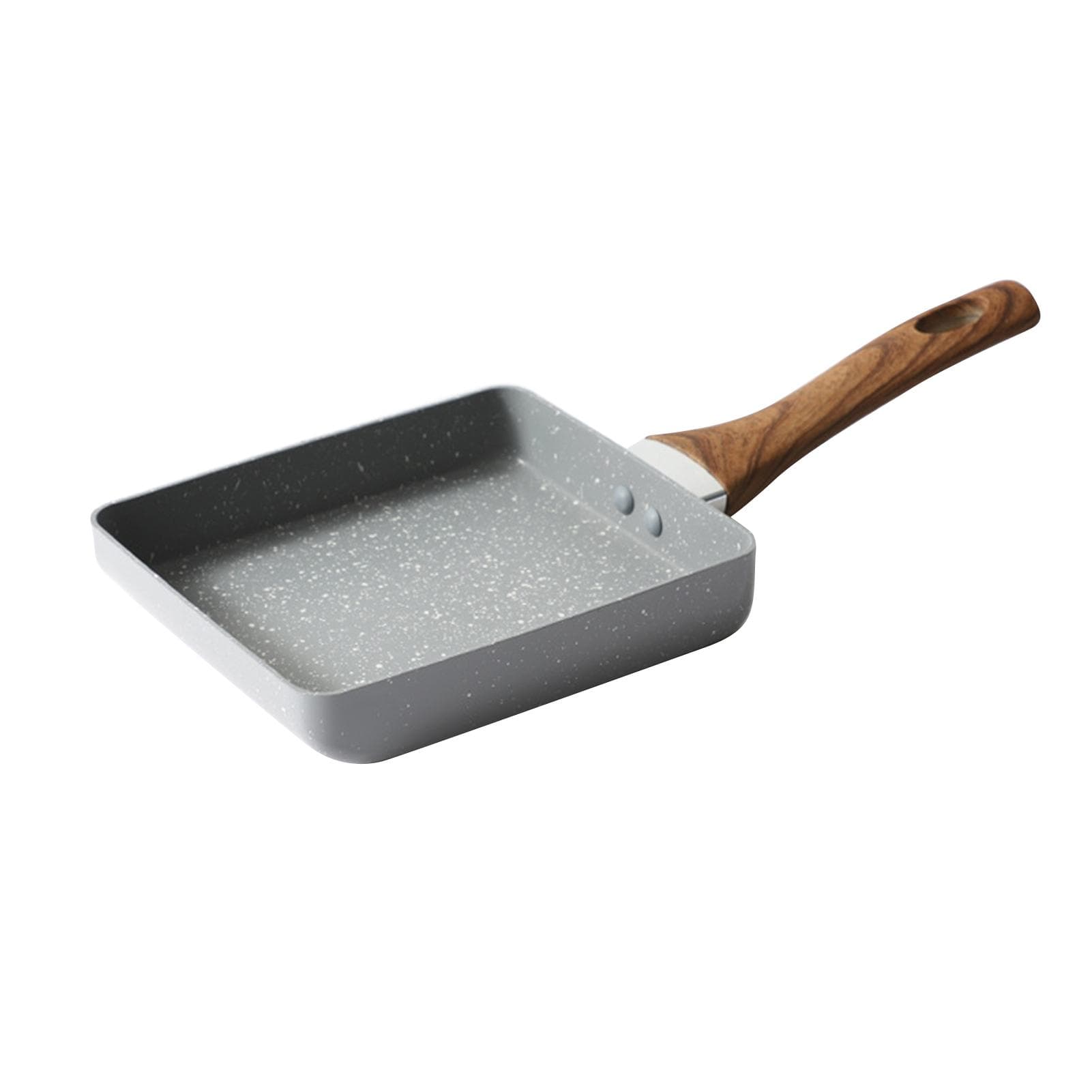 Tamagoyaki Pan Prevent Stick Mini Japanese Omelette Pan Breakfast Flat Pan for Kitchen Accessories 15x18cm / 5.9x7.1in grey