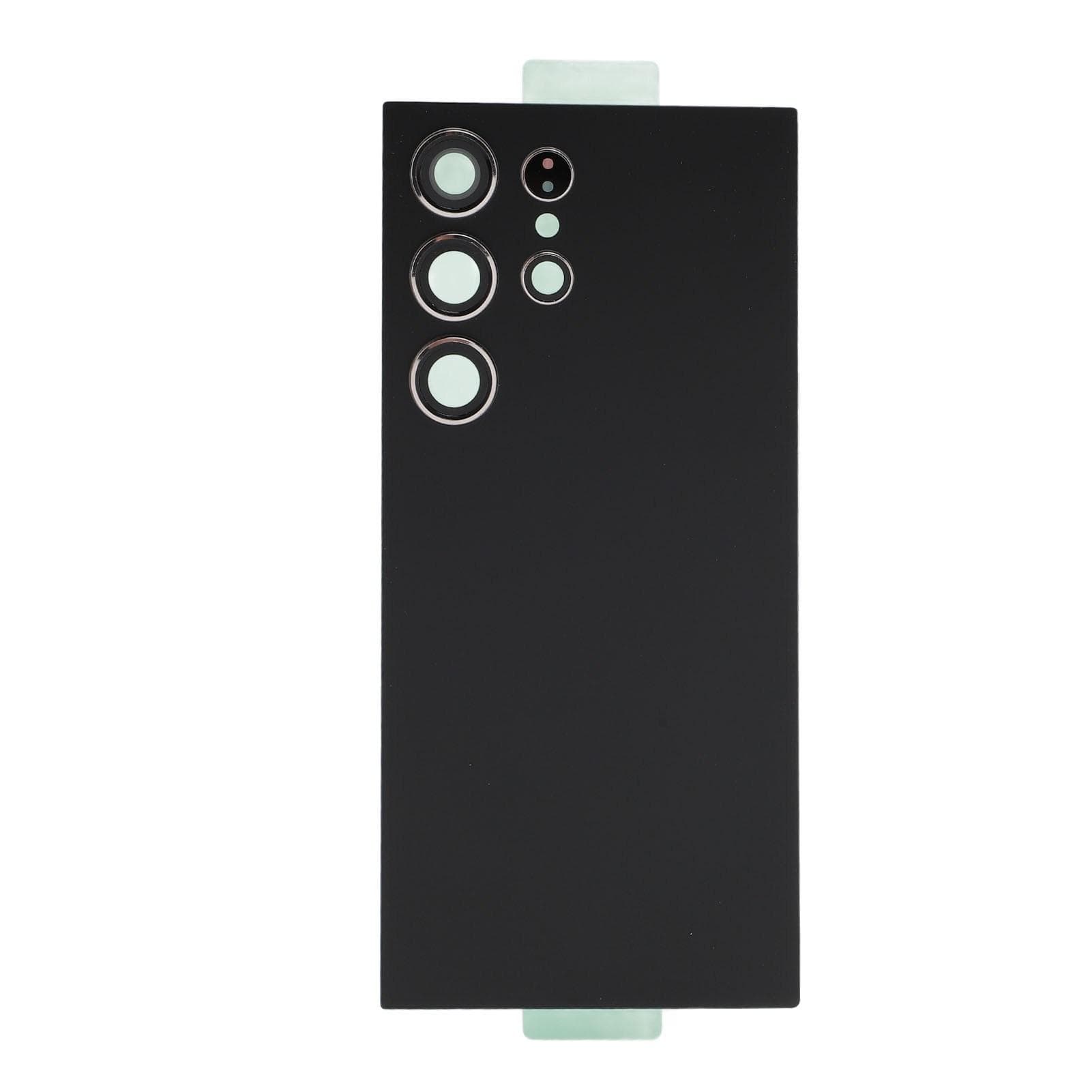 Back Glass Replacement Cover for Galaxy S24 Ultra 5G Rear Back Glass Door Cover with Pre Installed black
