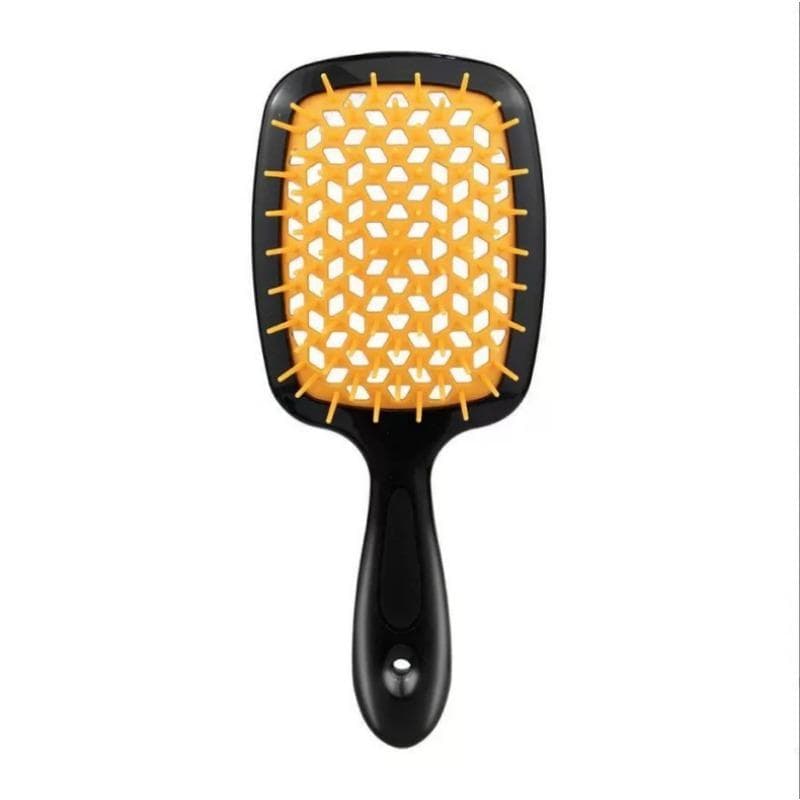 Air Cushion Comb for Tangled Hair, Anti-static, Hollow Out, Wet Curly Hair, Barber Styling Tool orange