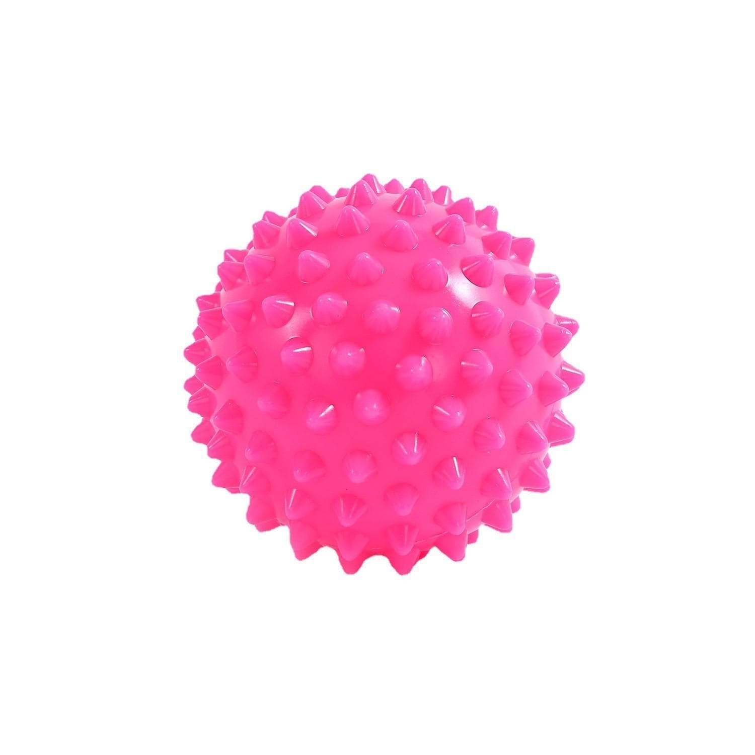1Pc Massage Acupoint Grip Ball Pointed Nail Fascia Yoga Fitness Ball PVC Sole Relaxation Hedgehog Balls pink