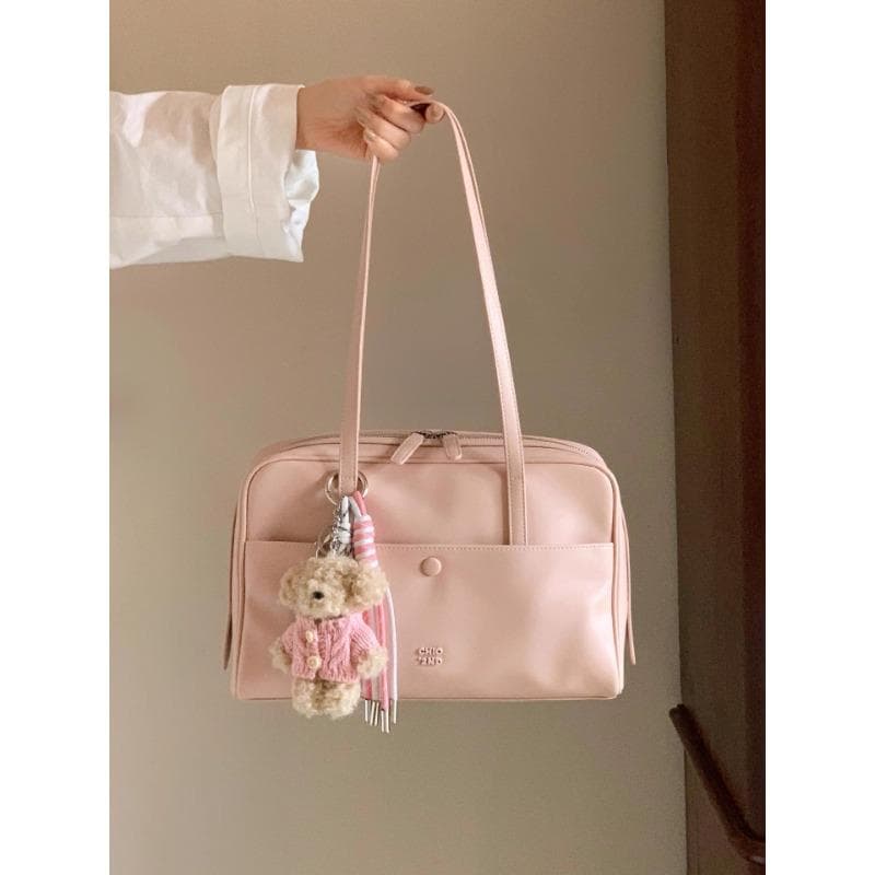 Bach Platform Pillow Bag, A Retro Women's Handbag for Work and Commuting pink