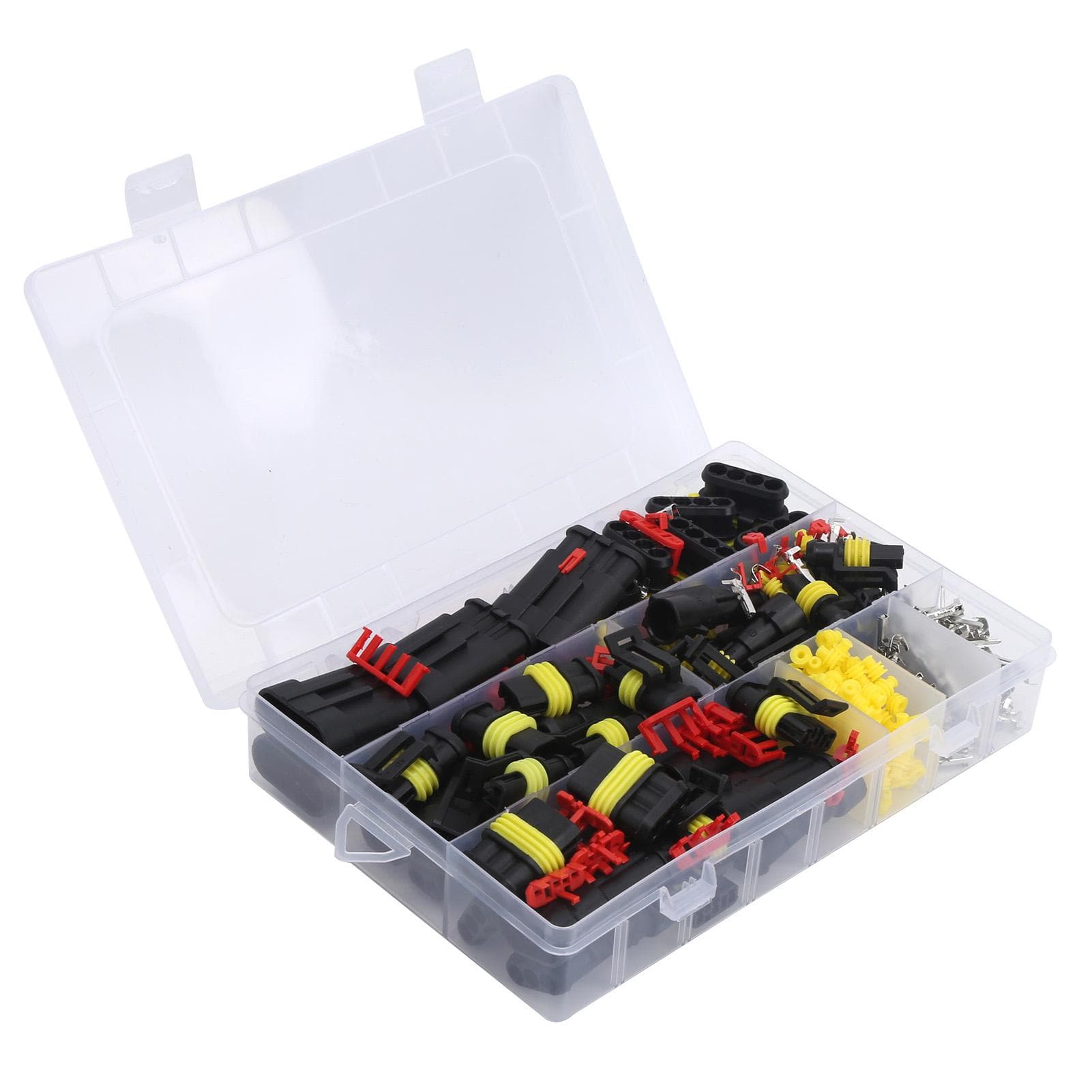 352Pcs Waterproof Connector Plug Electrical Automotive Connection Set Industrial Supplies