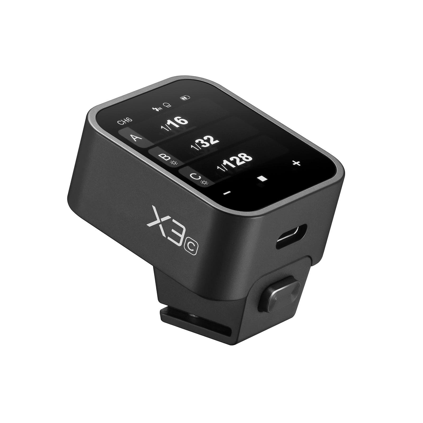 GODOX X3C 2.4G Wireless Flash Trigger Transmitter TTL Autoflash with Large OLED Touchscreen Support Canon Eos camera black