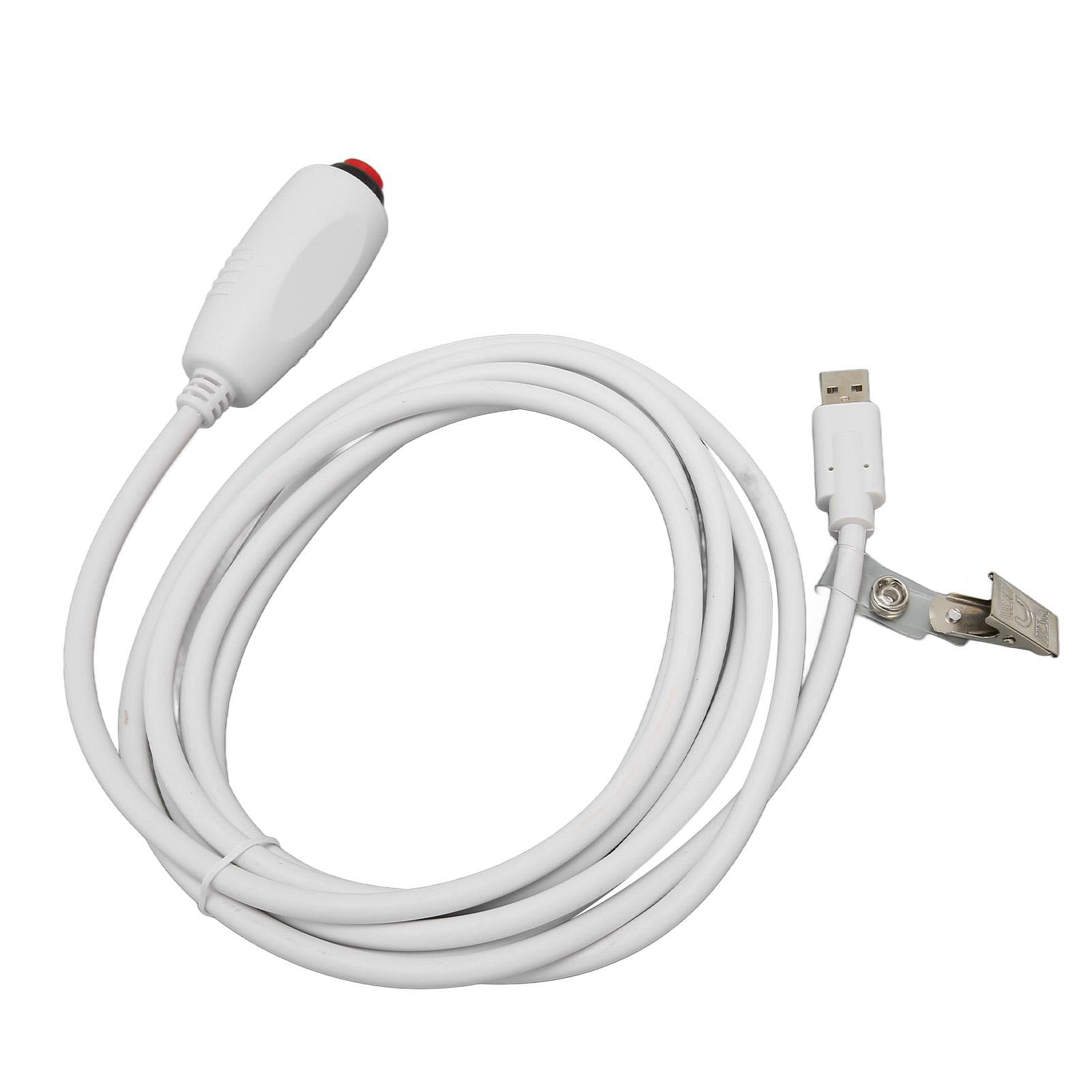 Nurse Call Button Cable USB Plug Universal Replacement Push Button Cord with Clip for Nurse Station