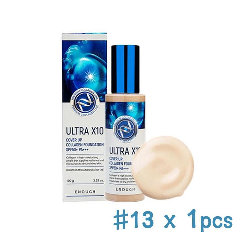Enough Premium Ultra X10 Cover Up Collagen Foundation 100ml (9 Options) 13