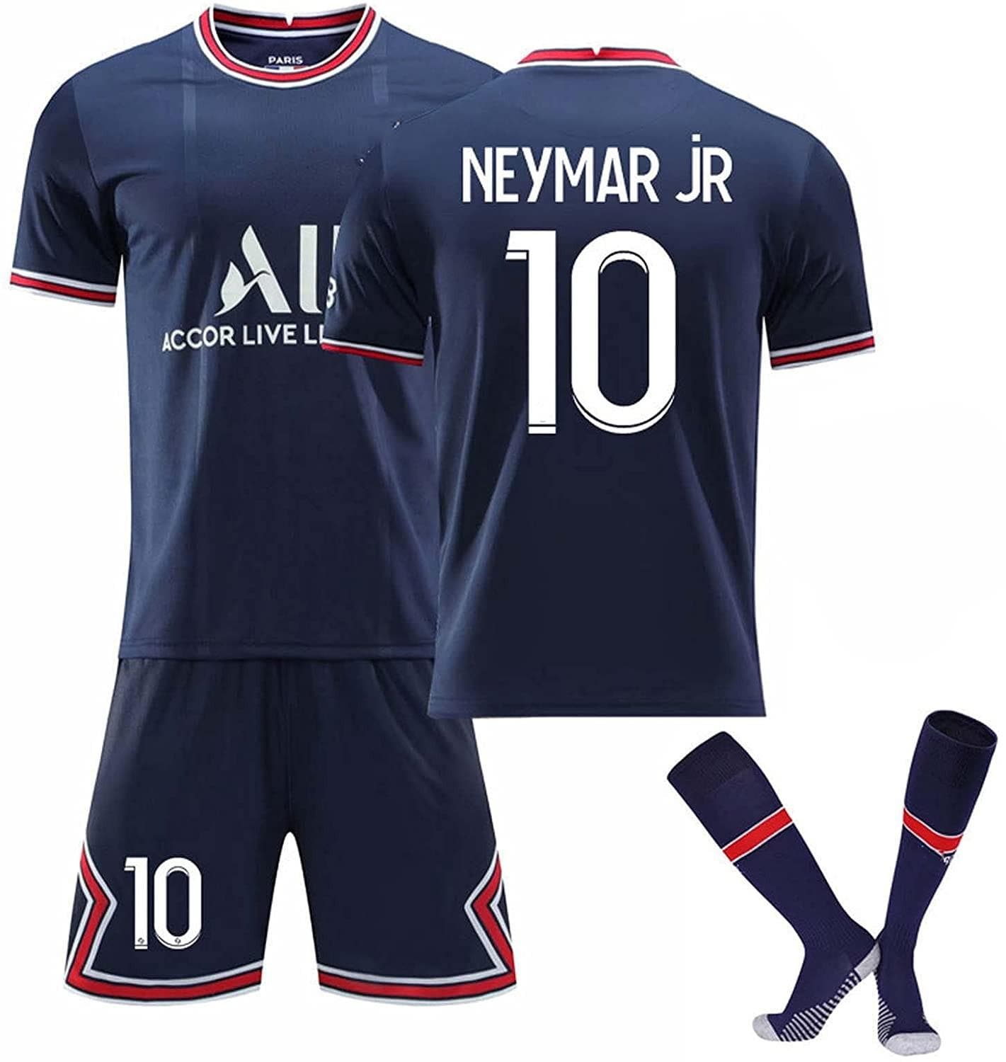 2122 Home Jersey- Saint-Germain Children's Football Training Suit Set 26 sky blue