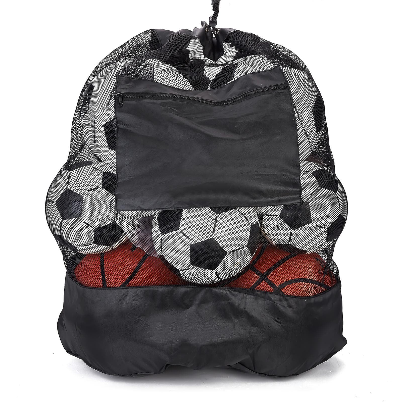 Soccer Bags For Treats Footbal Basketball Mesh Bag For Coaches Large Capacity L