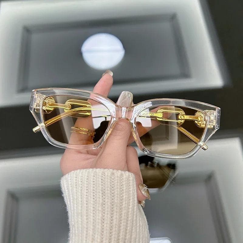 Cat Eye Vintage Sunglasses Women Men Retro Sun Glasses Fashion Designer Mirror Punk Oculos De Sol Other