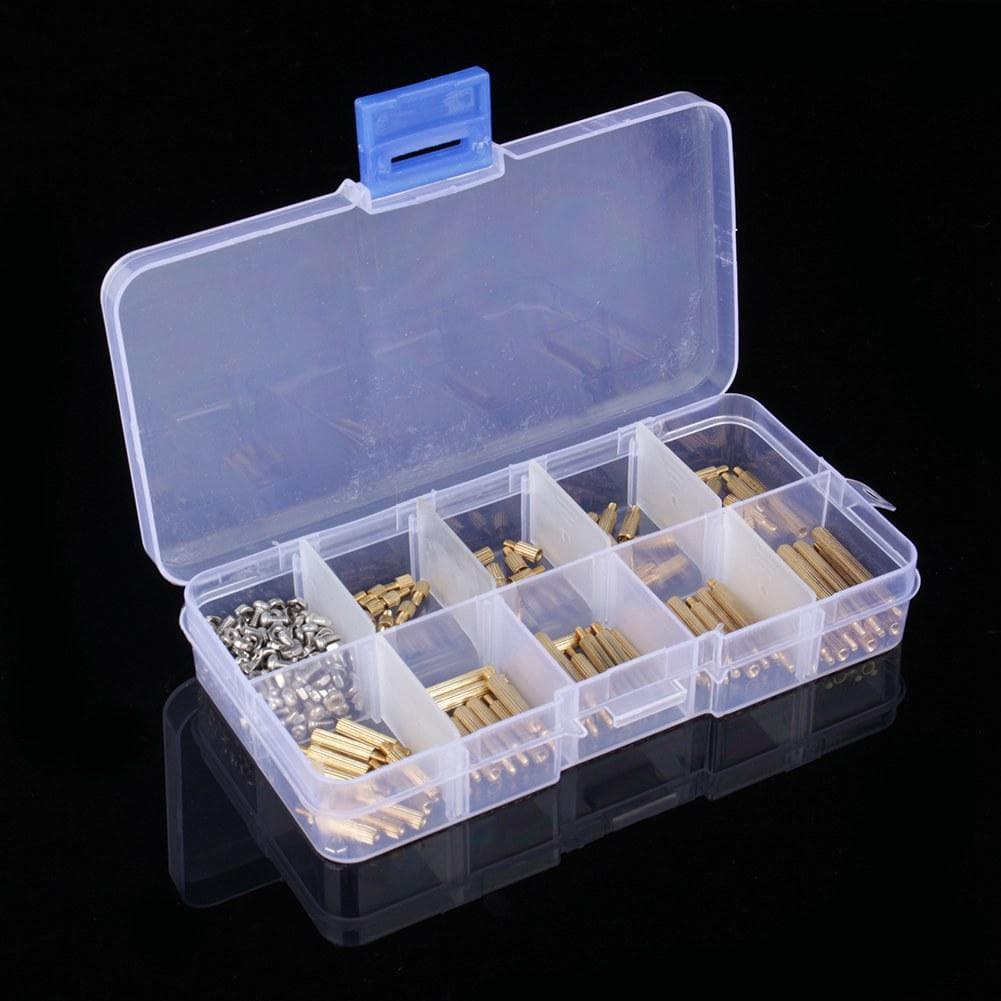 270Pcs Male Female M2 Brass Standoff Spacer PCB Board Screws Nut Assortment