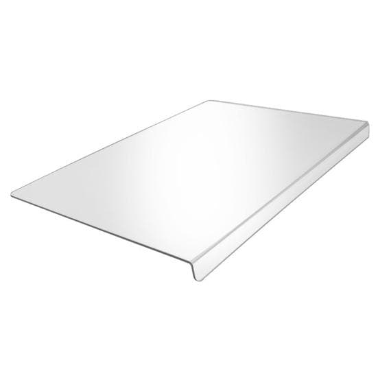 Acrylic Cutting Board with Counter Lip 16x12 Inch Non-Slip Clear Kitchen Chopping Boards for Countertop Protector Apartment Essentials 40cm transparent