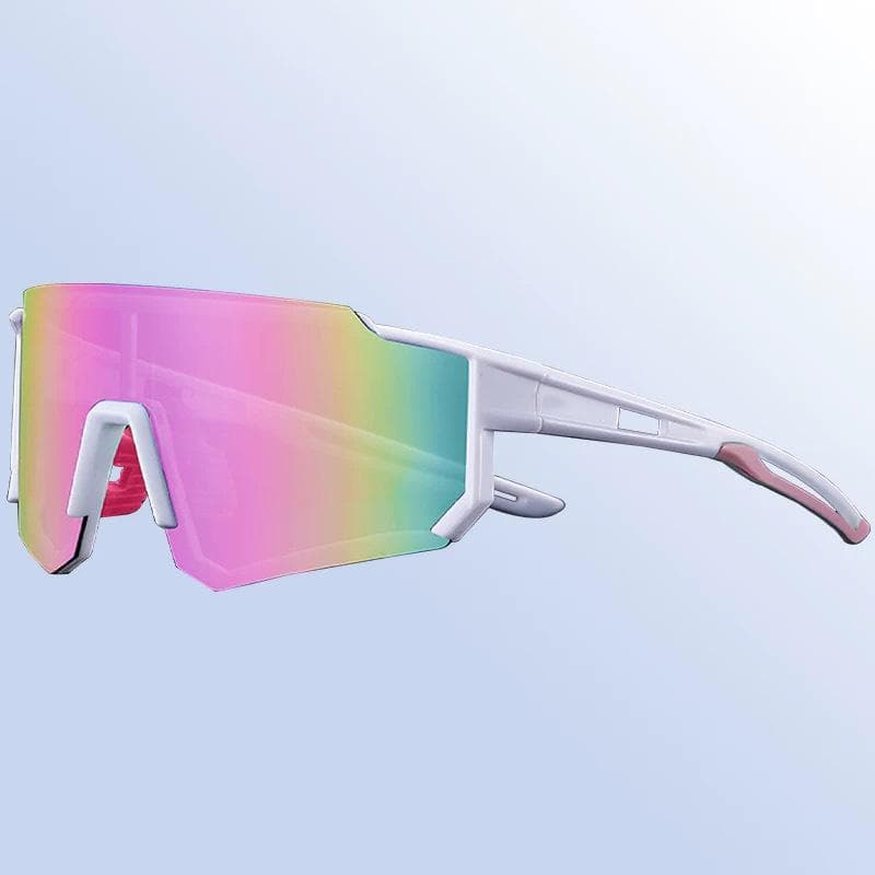 Oversized Square Frame Sports Glasses Men Women High Quality Sunglasses Retro Punk Windproof for Ski Bike Outdoor as picture
