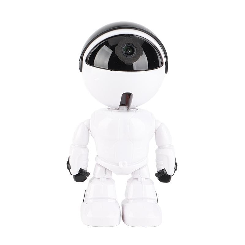 Robot Shape Wireless WiFi Camera 1080P HD Video 2 Way Audio Phone Remote 355 Degrees Horizontal for