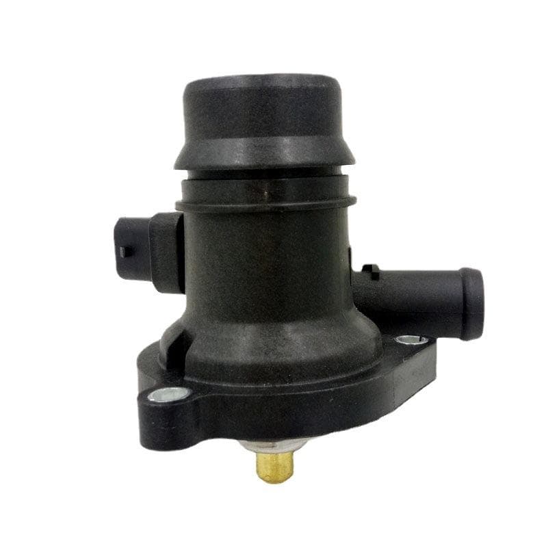 Thermostat Housing, Engine Coolant Thermostat Housing Assembly Replacement for Chevy Cruze Limited black