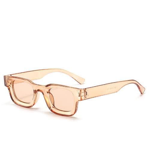 Fashion Summer Retro Rectangle Sunglasses UV400 Sun Shades for Men Women Trendy Vintage Small Square Eyewear