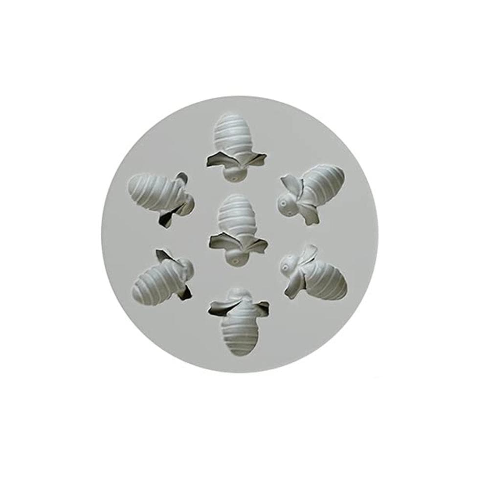 Bee Silicone Mold Honeycomb Fondant Cake Mold Beehive Baking Molds Cake Decorating Mould for L(for 6.5-9kg)