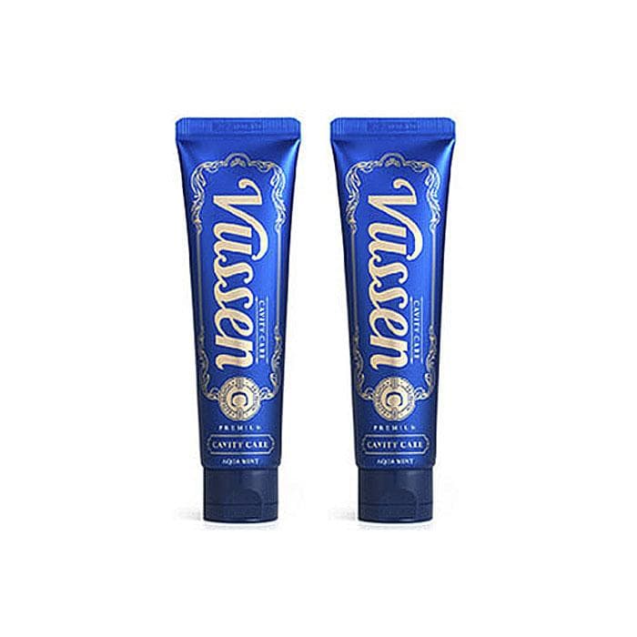 Vussen Whitening Toothpaste Set 2ea – Korean Teeth Brightening & Tartar Care Vussen C 120g x 2pc