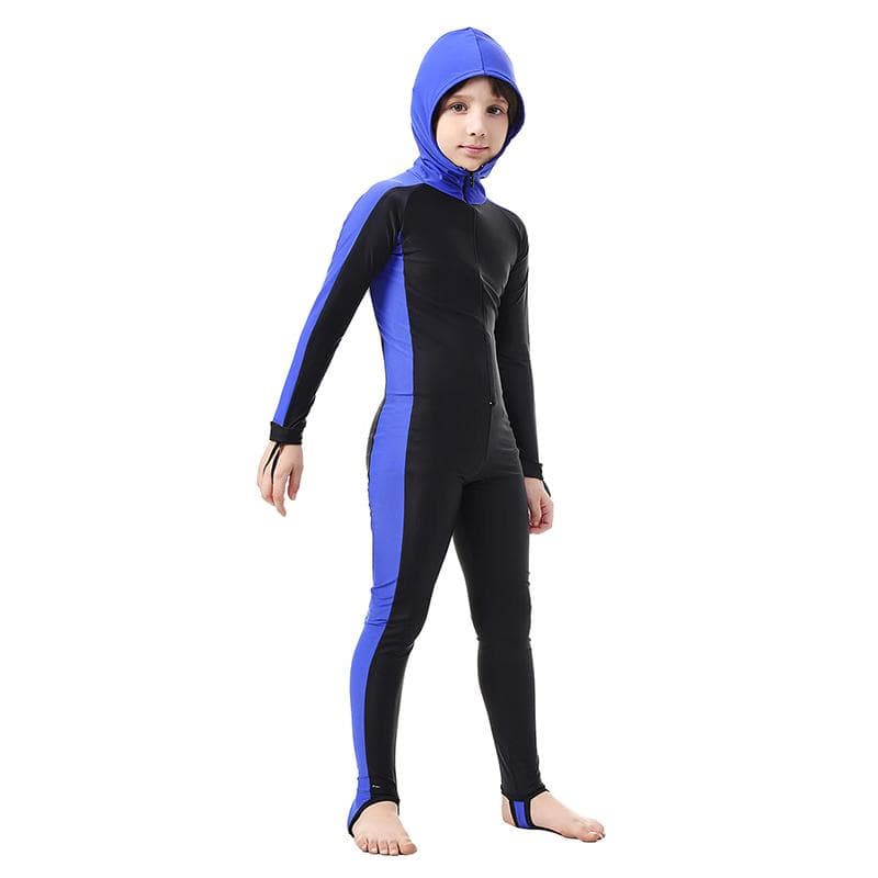 SBART Children's Hooded Full-Body Sun Protection Wetsuit