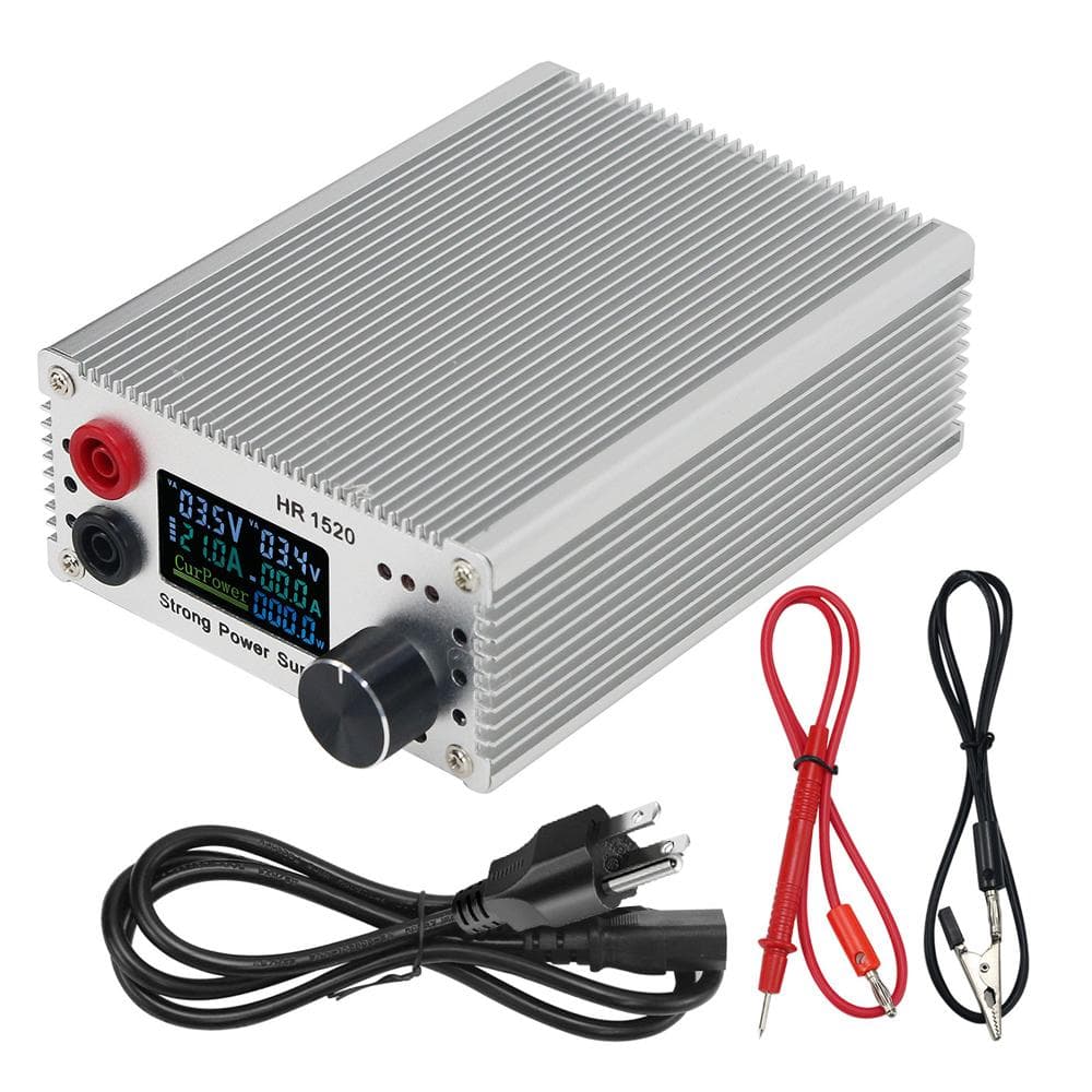 HR1520 Professional Motherboard Short Circuit Tester 15V 20A Output Data and Test Parameters US Plug multicolour