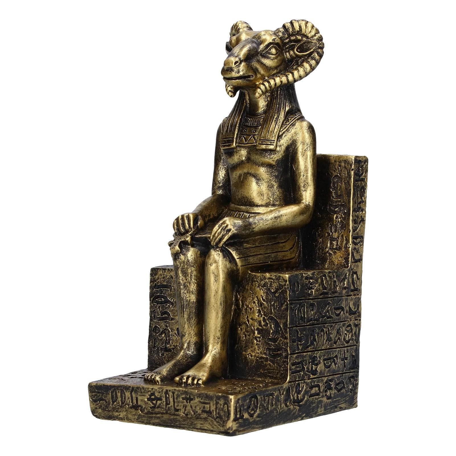 Egyptian Gods Figurine Durable Resin Wear Resistant Clear Texture Exquisite Workmanship Egyptian